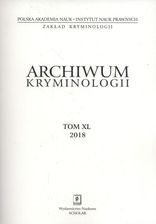 Zdjęcie Archiwum kryminologii T XXXVI - Ostroróg