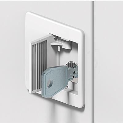 Elektro-Plast Zamek z kluczami do drzwi metalowych rozdzielnicy msf biały 2000-10