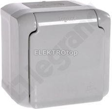 Zdjęcie Legrand Gniazdo pojedyncze forix 2p+z schuko 16a 250v szare 782393 - Ełk