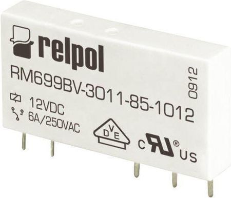 Relpol Przekaźnik elektromagnetyczny miniaturowy 1p 6a 400v IP64 rm699bv-3011-85-1024 2613666