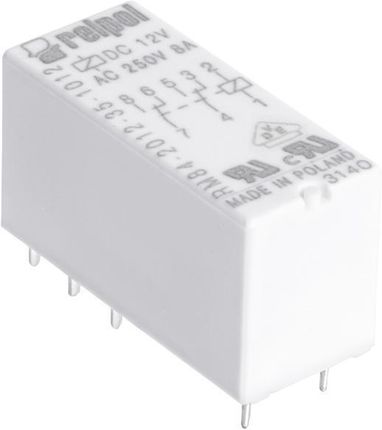 Relpol Przekaźnik elektromagnetyczny miniaturowy 2p 8a 250v IP40 rm84-2012-25-5230-01 859519