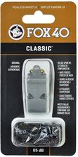 Zdjęcie Fox 40 Gwizdek Classic Safety Srebrny + Sznurek (9903-1008) - Gniewkowo