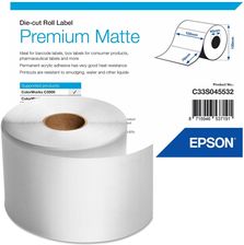 Zdjęcie Epson Premium Matte Label - Die-cut Roll: 102mm x 76mm, 440 labels C33S045532 - Ożarów Mazowiecki