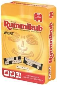 Wort Rummikub (Spiel) Kompakt, in Metalldose