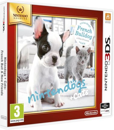Nintendogs + Cats - French Bull New Friends (Nintendo Selects) (Gra 3DS)