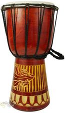 Zdjęcie Max-Land Bębenek, Bęben Djembe Wys. 30Cm Rzeźbiony Gekon - Libiąż