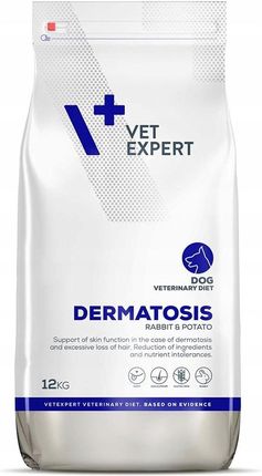 Vet Expert Veterinary Diet Dog Dermatosis Rabbit&Potato Królik Ziemniak 12Kg