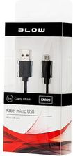 Blow Kabel USB A -  MicroUSB B 1.0m Czarny Hq (66-071#)