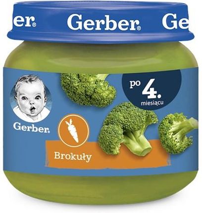 Gerber Obiadek Brokuły dla niemowląt po 4 Miesiącu 80g