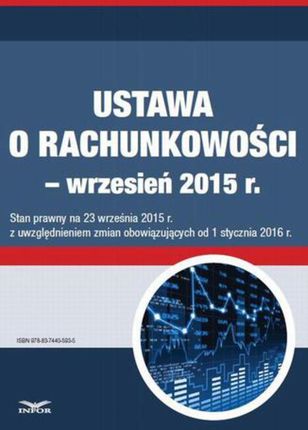Ustawa o rachunkowości - wrzesień 2015 - Infor Pl (E-book)