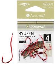 Mikado Haczyk Sensual - Ryusen W/Ring Nr 1 Red - Torebka 10Szt. HS10059-1R