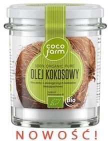 Coco Farm olej kokosowy BIO naturalnie oczyszczany bezzapachowy 240ml