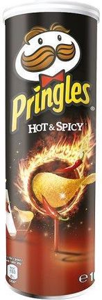 Chipsy Pringles Hot & Spicy o ostrym i pikantnym smaku 165 g