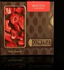 Zdjęcie Cortez Czekolada Mleczna Z Truskawkami 85G - Parczew