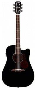 Framus Legacy Dreadnought Cutaway w/ Fishman PU Black HighPolish