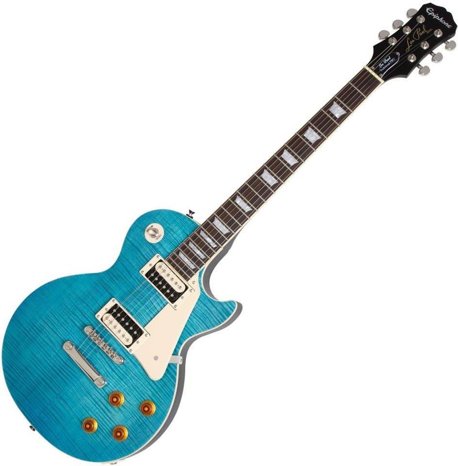 ギター Epiphone LesPaul Traditional Pro Aqua Epiphone Les Paul Traditional PRO Aqua Blue Satin - Ceny i