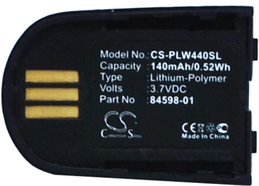 Batterie Pour Plantronics CS 540 - Li-ion 3.7V 140mAh - Neuve