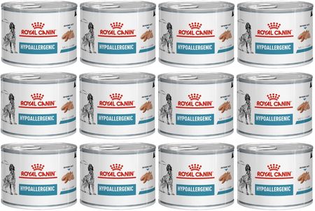 Royal Canin Veterinary Diet Hypoallergenic Canine Wet 12X200g