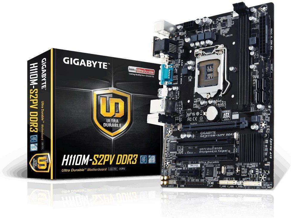 Gigabyte ga h110m s2pv совместимость процессоров