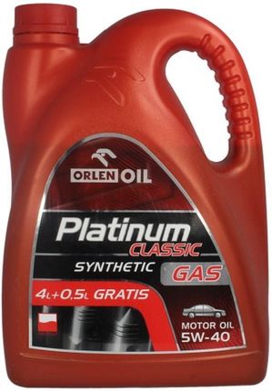 Orlen Platinum Classic Gas Synthetic 5W40 4,5L