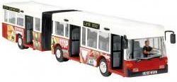 Dickie Czerwony Autobus Miejski Przegubowy City Express Otwierane Drzwi ...