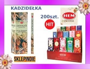 Hem Kadzidełka Czekolada Kadzidła Chocolate 200Szt