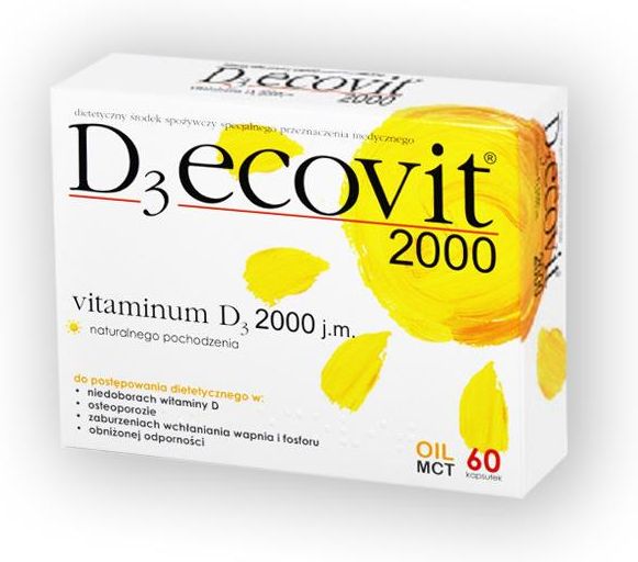 D3 Ecovit 2000 60 Kaps