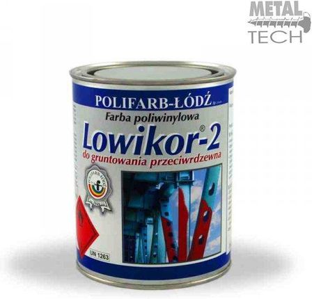 Polifarb-Łódź Lowikor-2 Czerwony 5L