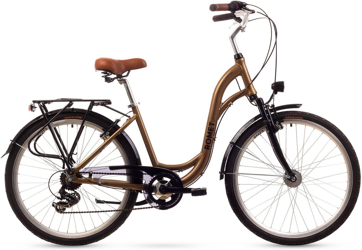 Rower Romet Symfonia Brązowy 2016 Rowery Miejskie Damskie Ceny i