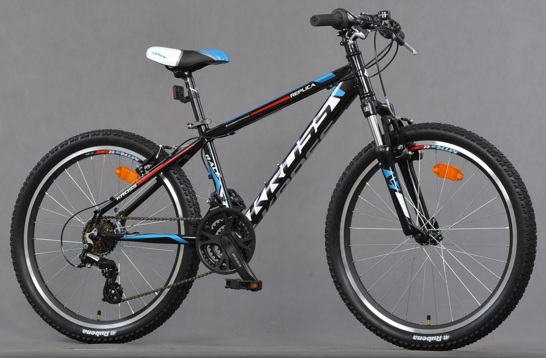 Rower Kross Level Replica Czarny Niebieski 2016 Rowery Górskie