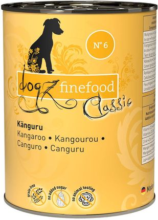 Dogz Finefood N.06 Kangur 400g