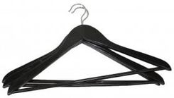 Zdjęcie Rozenbal wieszak z drewna w kolorze czarnym x 3 szt 5545 - Kłobuck