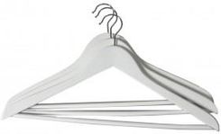 Zdjęcie Rozenbal wieszaki z drewna w kolorze białym x 3 szt 5544 - Sobótka