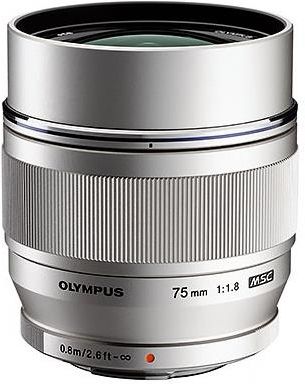 Olympus M.Zuiko Digital ED 75mm f/1.8 Srebrny