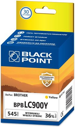 Black Point Zamiennik dla Brother LC900Y Żółty (BPBLC900Y)