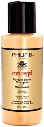 Philip B Oud Royal Forever Shine Shampoo Nawilżający Szampon z Delikatnymi Drobinkami 60ml