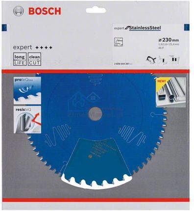 Bosch Tarcza pilarska Expert for Stainless Steel 230x25,4x1,9x46 2608644287