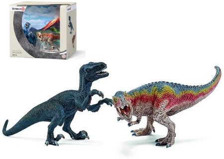 Schleich Dinozaury Welociraptor Młody I Tyranozaur Rex Młody 42216