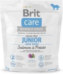 Brit Care Grain Free Junior Large Breed Salmon&Potato 1Kg
