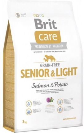 Brit Care Grain Free Senior Salmon&Potato 3Kg