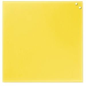 Naga Szklana tablica magnetyczna żółta 45x45 (10740)