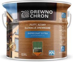Zdjęcie Drewnochron Impregnat Extra Powłokotwórczy Zielony 2,5L - Aleksandrów Kujawski