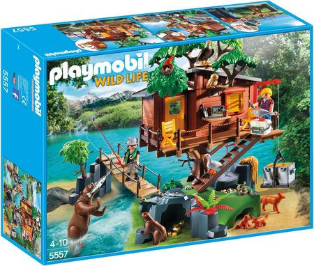 Playmobil 5557 Wild Life Domek na drzewie wśród zwierząt