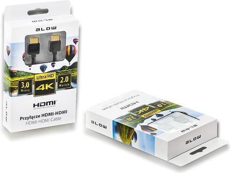Blow HDMI-HDMI Black 2.0 4K 3m (92-651)