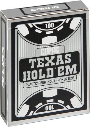 Cartamundi Texas Hold'em plastic peek index - czarna
