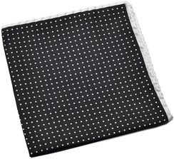 Zdjęcie Jedwabna czarna poszetka w białe kropki - Skarszewy