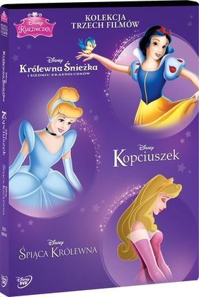 Kopciuszek / Śpiąca Królewna / Królewna Śnieżka i siedmiu krasnoludków (DVD)