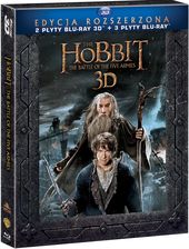Hobbit: Bitwa Pięciu Armii 3D wydanie rozszerzone (The Hobbit: The Battle of the Five Armies 3D) (Blu-ray)