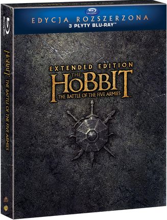 Hobbit Bitwa Pięciu Armii Edycja rozszerzona (Blu-ray)