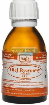 Prolab Oleum Olej Ricini Płyn Doustny 100g 